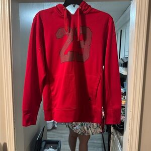 Jordan Red Therma-Fit Hoodie